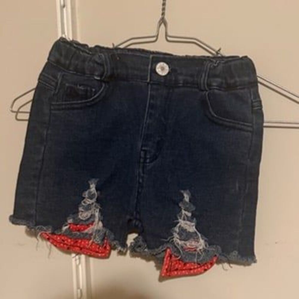 Denim shorts girls size 6